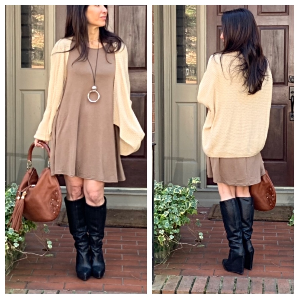 Knit kimono side pocket jacket - Picture 6 of 7